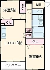 物件の間取り