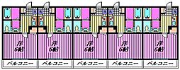 蓮田市東 1Kの間取図画像