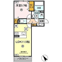 物件の間取り
