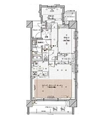 ザ・レジデンス元町海岸通 2LDKの間取図画像