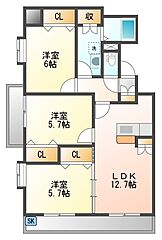物件の間取り