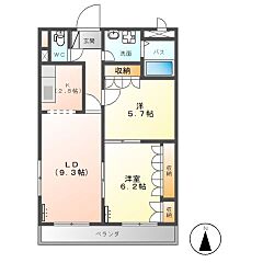 物件の間取り