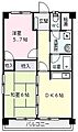 かね村ハイツ4階4.4万円