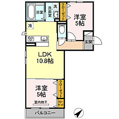 物件の間取り