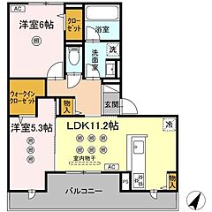 物件の間取り