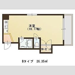 RE-SENDAI ワンルームの間取図画像
