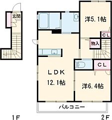 物件の間取り