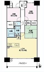ソシオ広駅前セカンドコート 3LDKの間取図画像