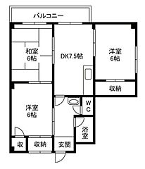物件の間取り