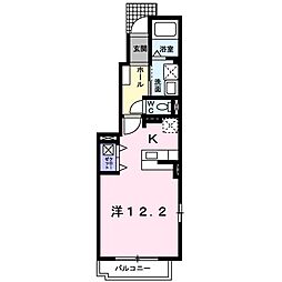 キュアコート2 ワンルームの間取図画像