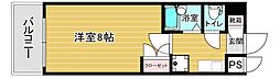 リファレンス吉塚 1Kの間取図画像