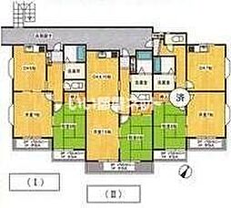 プリシア6 2DKの間取図画像