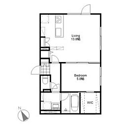 LeJardindeMIYANOMORI 1LDKの間取図画像
