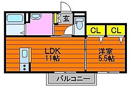 Confort 1LDKの間取図画像