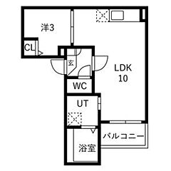 物件の間取り