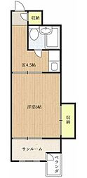 ステラコルテ 1SKの間取図画像
