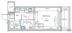 ラフィスタ元町2 1Kの間取図画像
