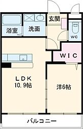 Stella小池原 1LDKの間取図画像