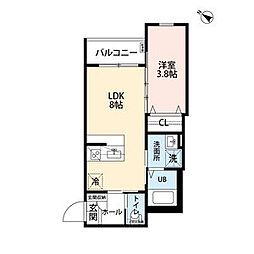 robot home 滝井(ロボットホーム タ 1LDKの間取図画像