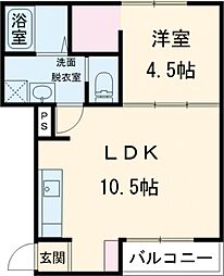 Ruhe梅田(ルーエウメダ) 1LDKの間取図画像