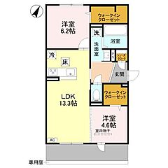 物件の間取り