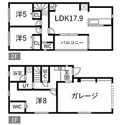 リュクラージュA 3LDKの間取図画像
