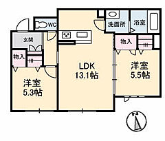物件の間取り