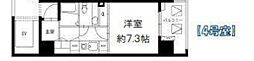 Bris登戸 1Kの間取図画像
