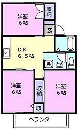 アーバンステージICHIKAWAA 3DKの間取図画像