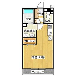 アコーディア ワンルームの間取図画像