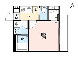 robot home 与野本町III(ロボットホーム ヨノホンマチスリー) 1Kの間取図画像