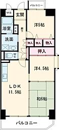 グレーシィ喜連 3LDKの間取図画像
