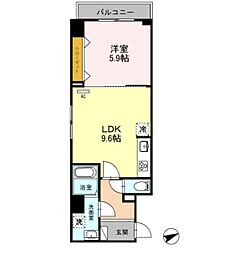 ソラシエスタ 1LDKの間取図画像