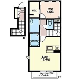 Pro-Nube 1LDKの間取図画像