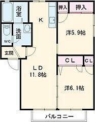 物件の間取り