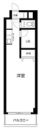 大成ルームズ 1Kの間取図画像