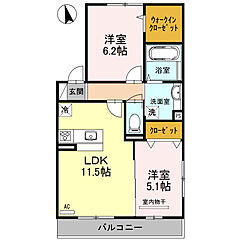 物件の間取り