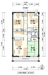 グラン・ミ・マリエ 3LDKの間取図画像