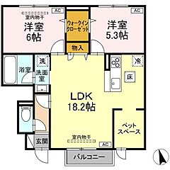 物件の間取り