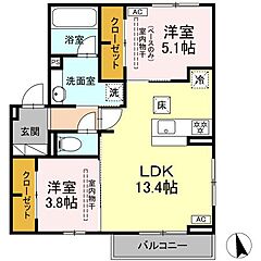 物件の間取り