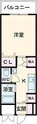 エル・ミオーレ東門 1Kの間取図画像