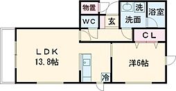 アイ-フォート 1LDKの間取図画像