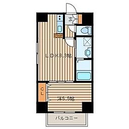 フロントコート大通公園 1LDKの間取図画像