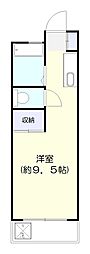 ハイツ島塚 ワンルームの間取図画像
