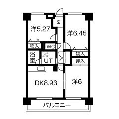 物件の間取り