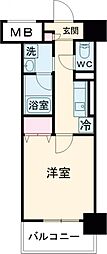 LIVCITY浅間町 1Kの間取図画像