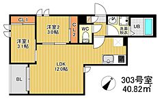 物件の間取り