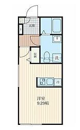 Gran 大袋 ワンルームの間取図画像
