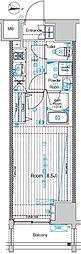 ブライズ方南町 1Kの間取図画像