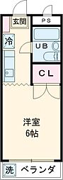ストークマンション神明台 1Kの間取図画像
